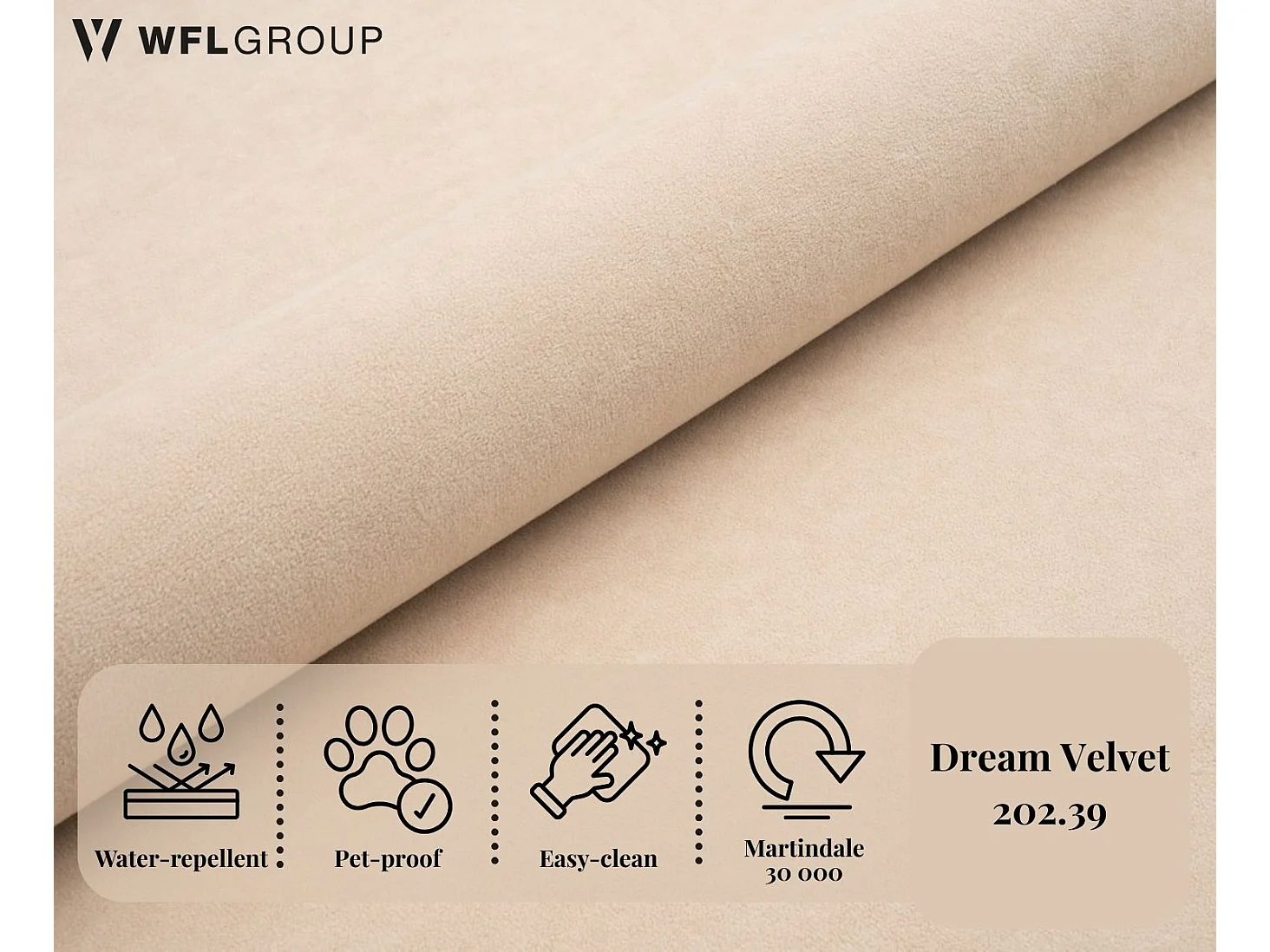 Polsterbett 160x200 mit Bettkasten und Lattenrost – Hohes Kopfteil, Boucle oder Samt Creme – Modernes Doppelbett – Bettgestell, ohne Matratze – Tivio – Beige