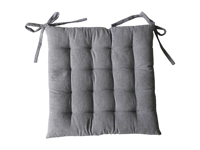 Stuhlkissen aus recycelter Baumwolle 38 x 38 cm