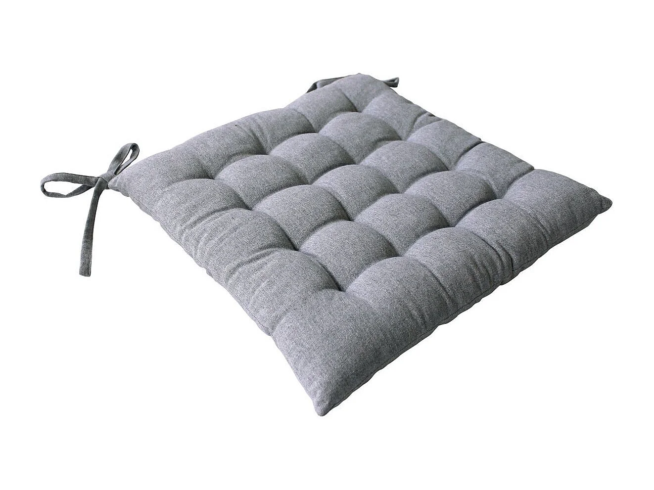 Stuhlkissen aus recycelter Baumwolle 38 x 38 cm