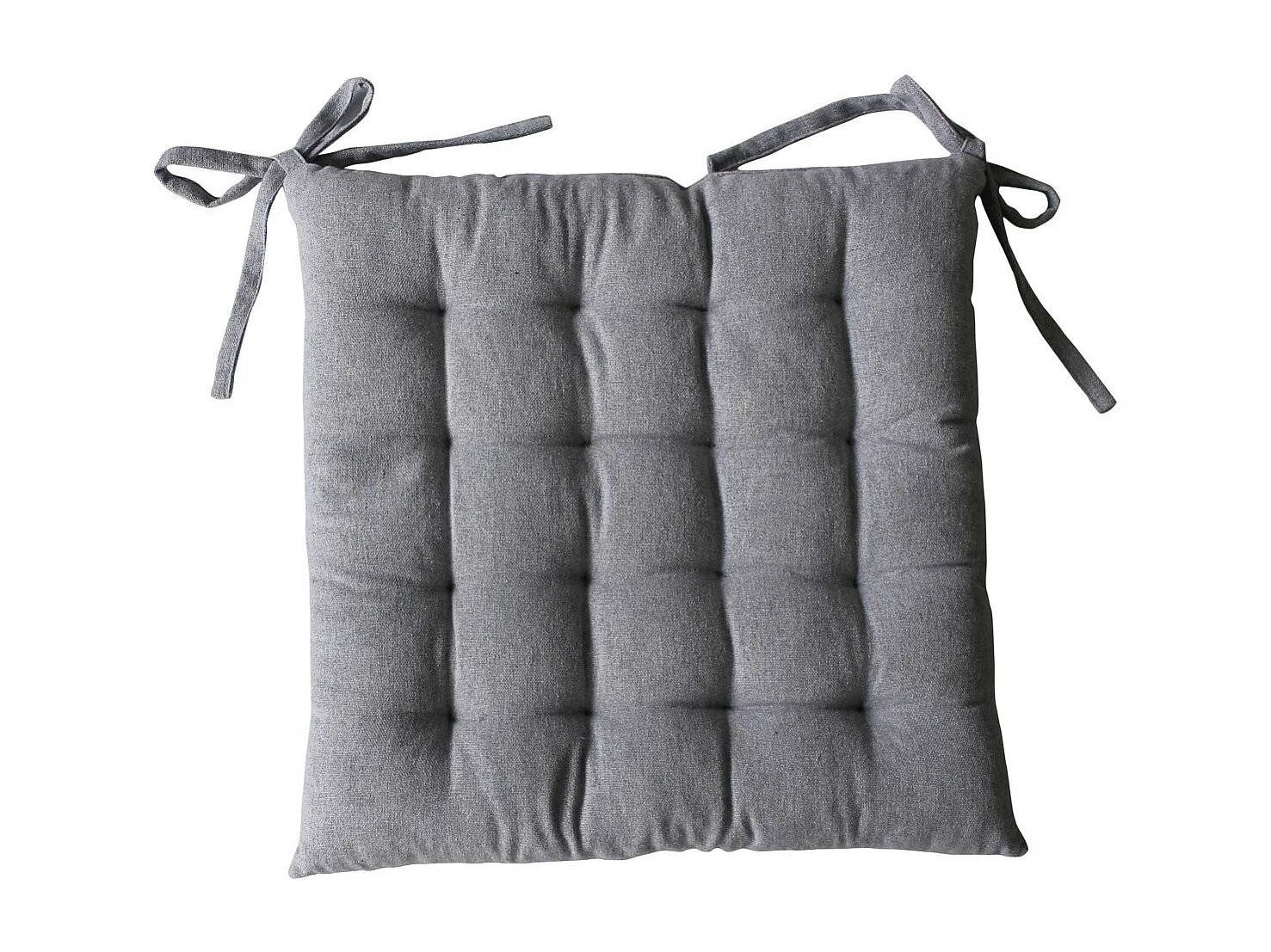 Stuhlkissen aus recycelter Baumwolle 38 x 38 cm