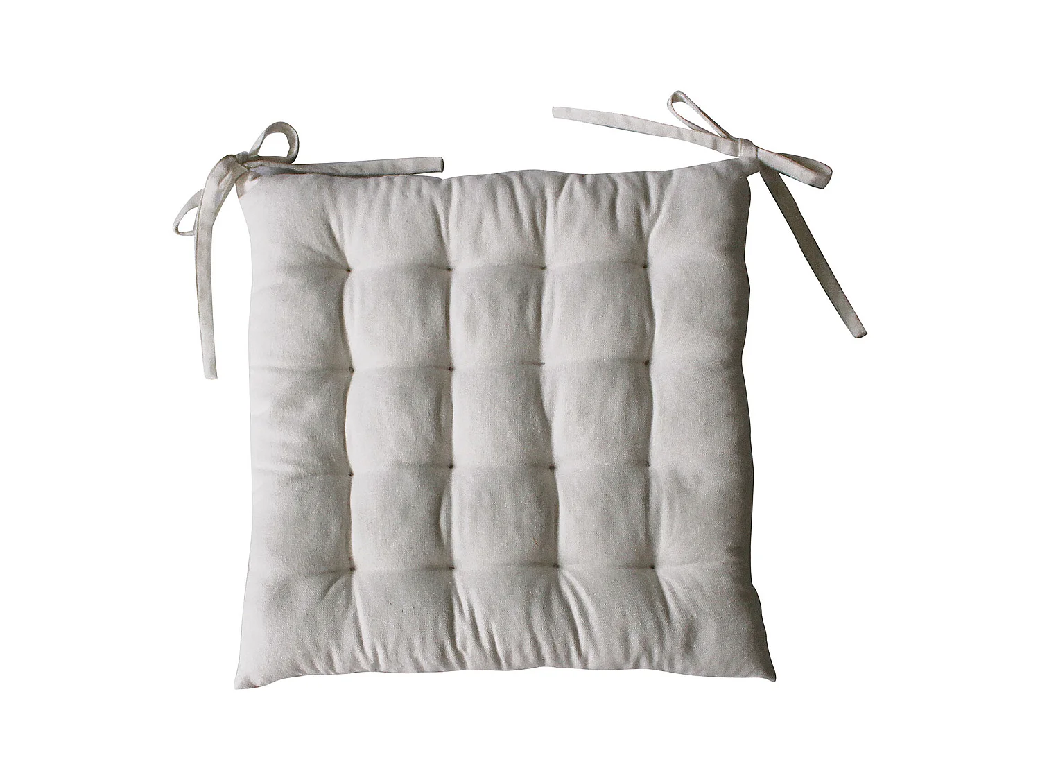 Stuhlkissen aus recycelter Baumwolle 38 x 38 cm