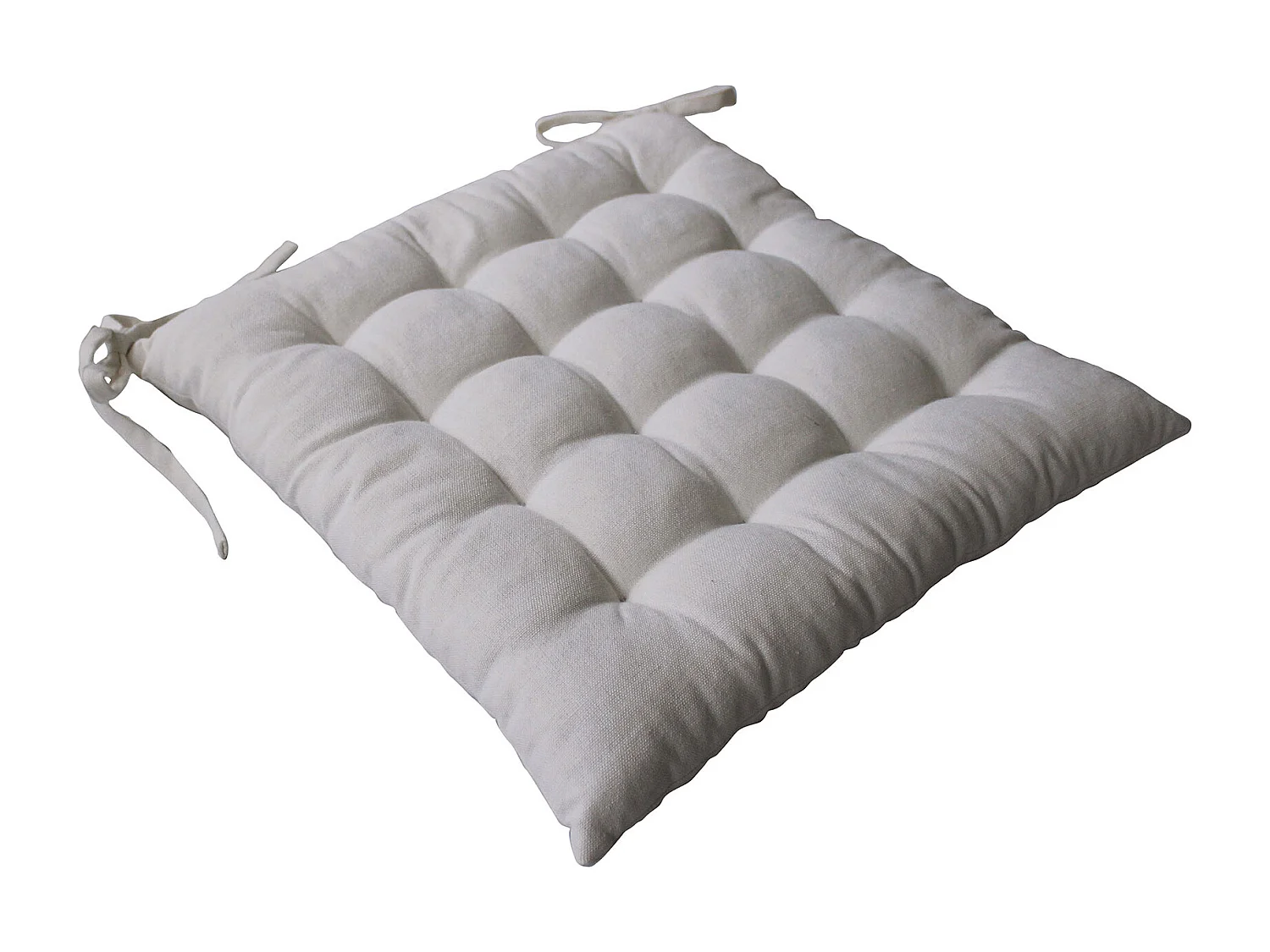 Almohadilla de silla de algodón reciclado 38 x 38 cm