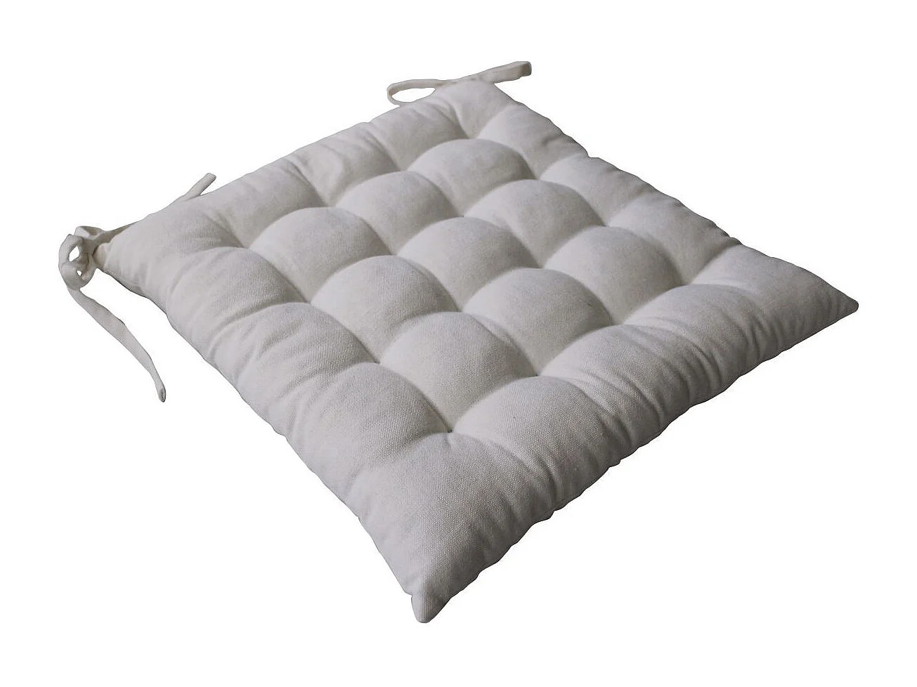 Stuhlkissen aus recycelter Baumwolle 38 x 38 cm