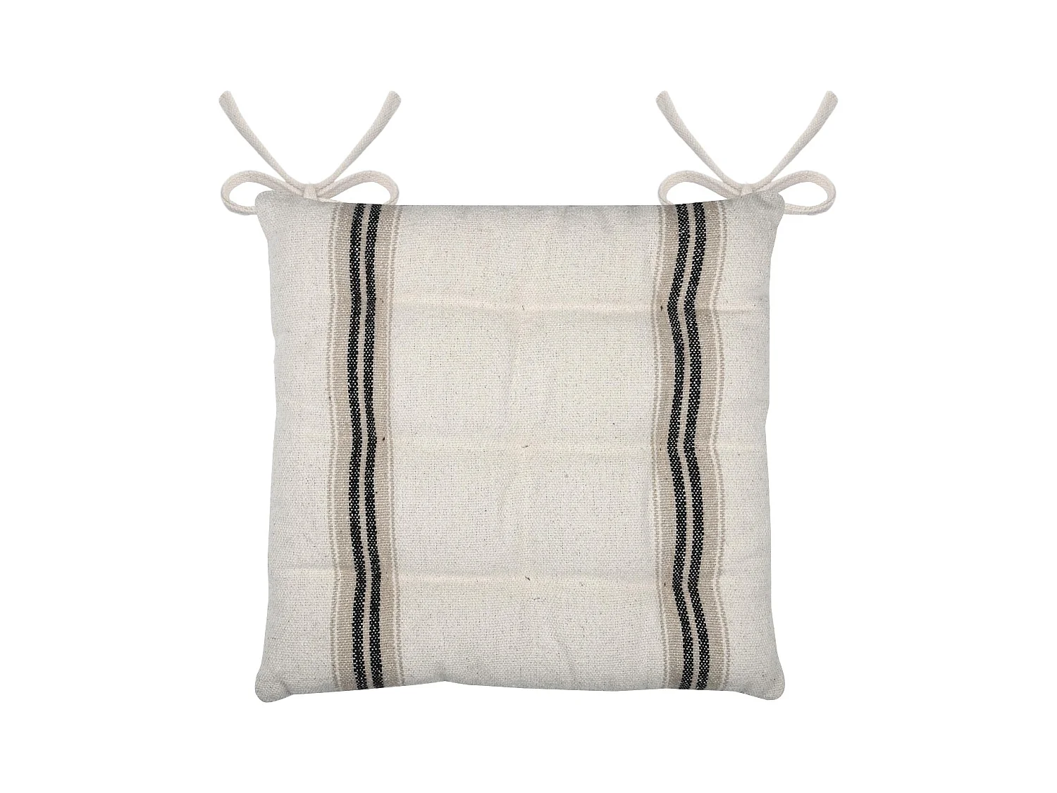 Galette de chaise à effet tapissier d'antan