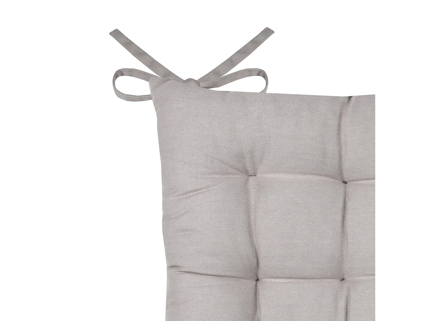 Unifarbene, klassische Stuhlgalette 38 x 38 cm