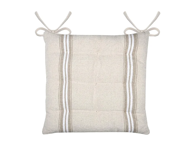 Cojín de silla con efecto tapicería antigua 40 x 40 cm