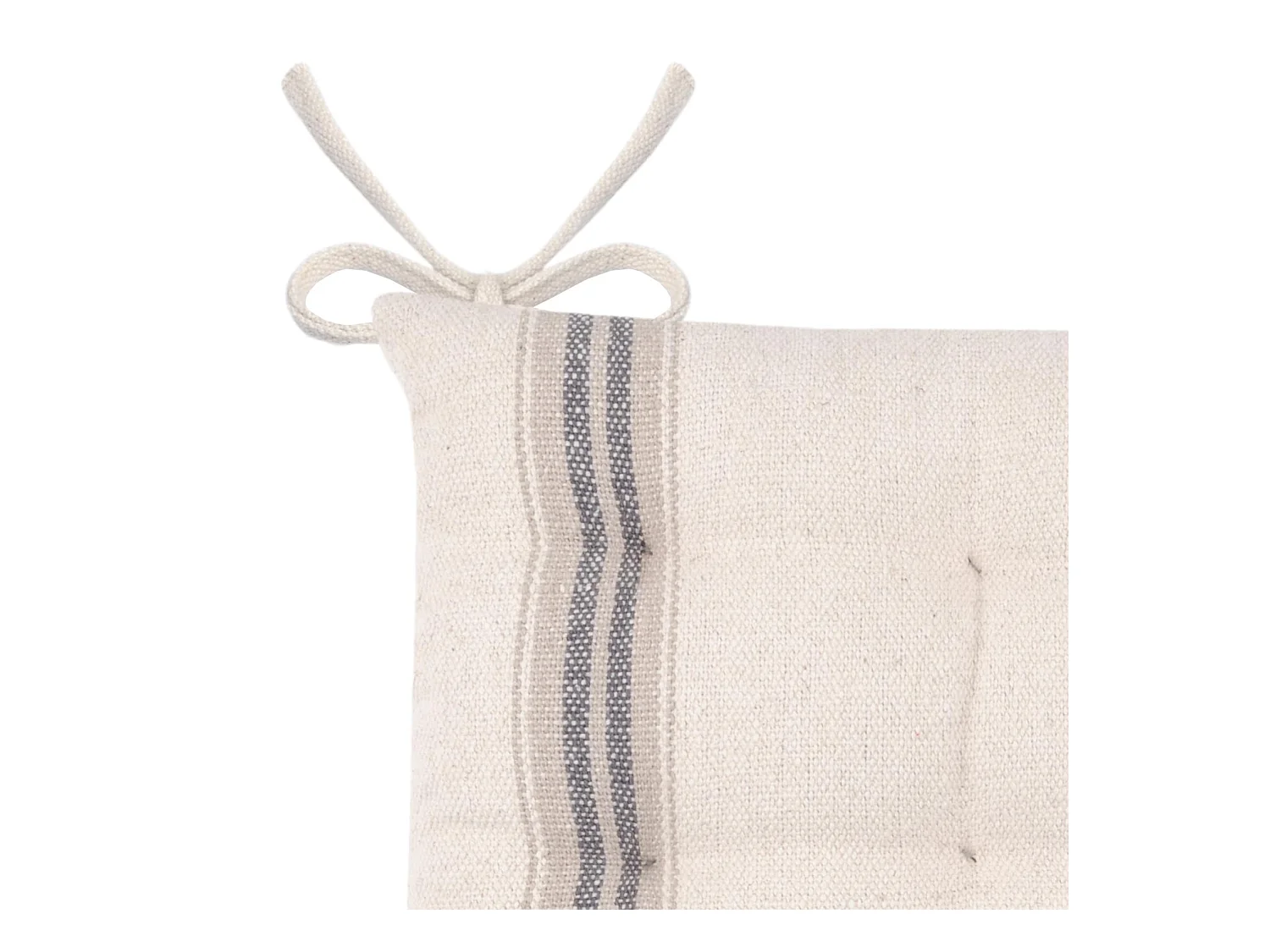 Galette de chaise à effet tapissier d'antan