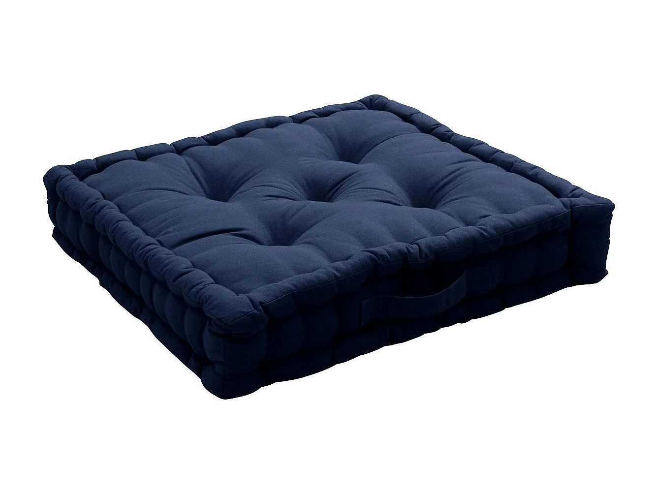 Cojín de suelo liso de puro algodón