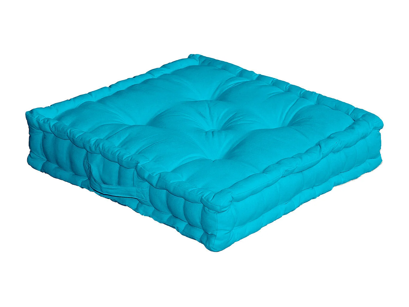 Boden Kissen uni aus reiner Baumwolle