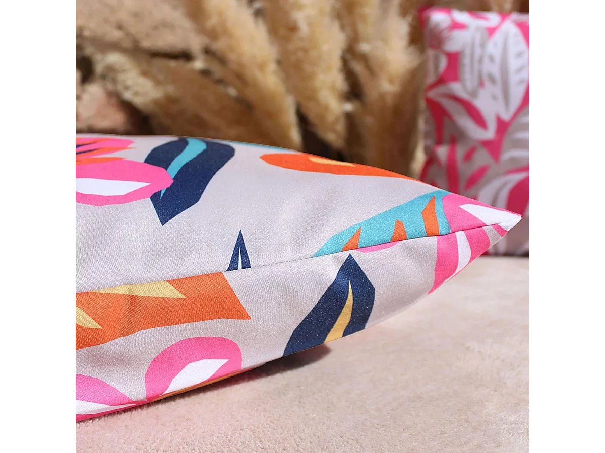 Outdoor-Kissen mit Blumenmuster