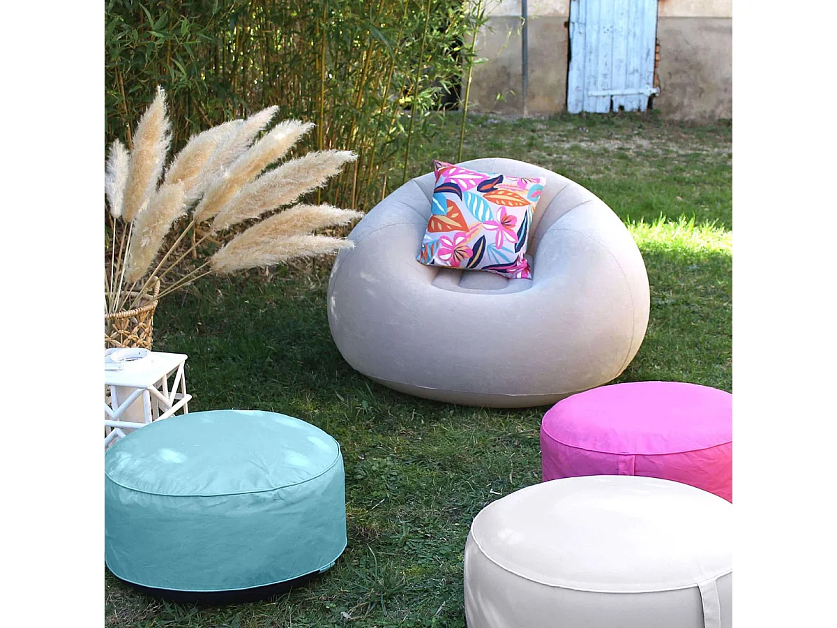 Outdoor-Kissen mit Blumenmuster