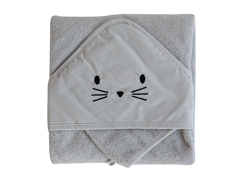 Set aus Bademantel und lustigem Handschuh