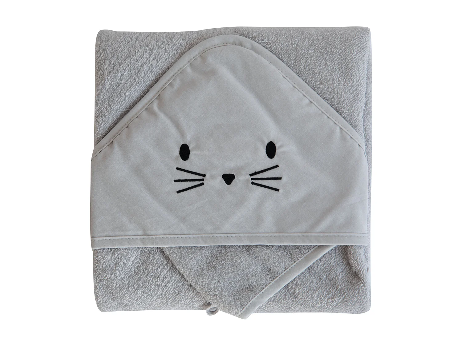 Set aus Bademantel und lustigem Handschuh