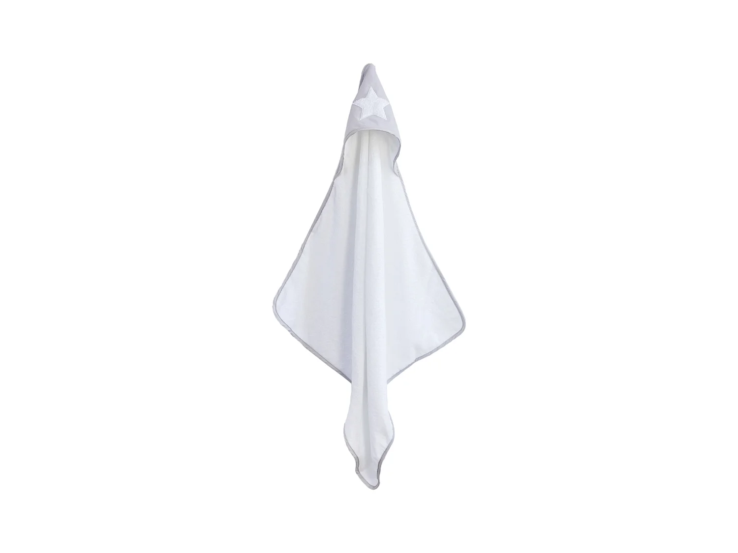 Set bestickter Bademantel + Handschuh Stern