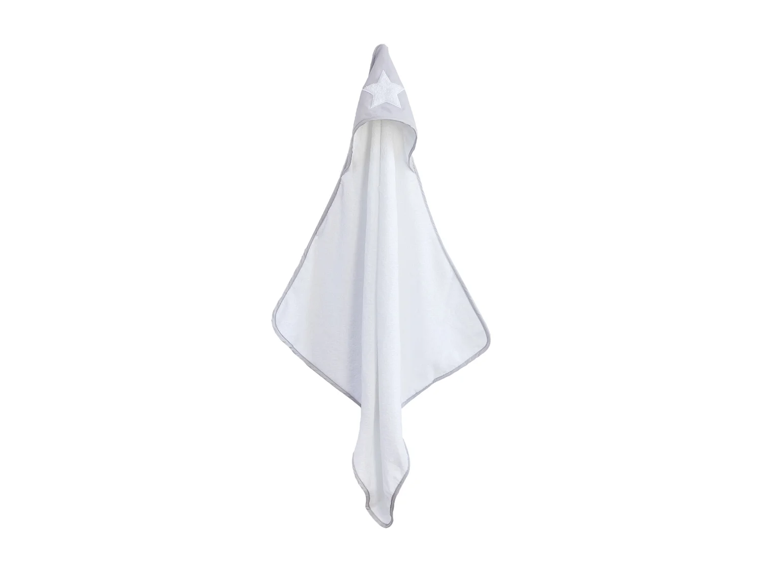 Set bestickter Bademantel + Handschuh Stern