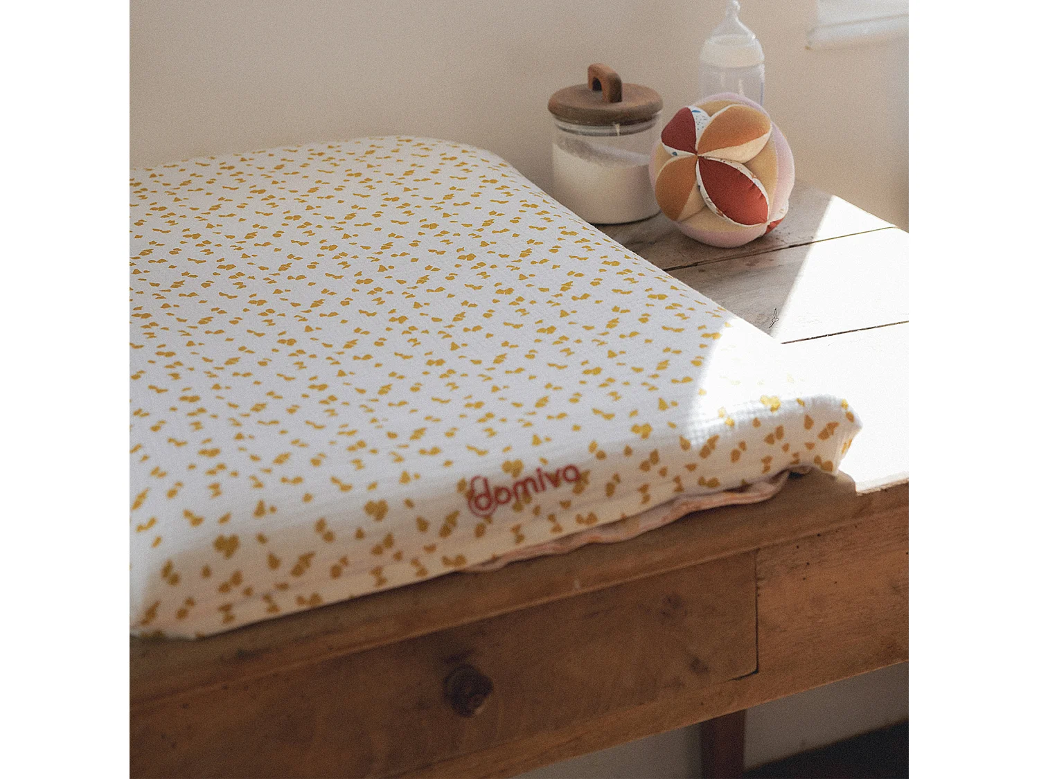 Matelas à langer avec housse réversible Safari