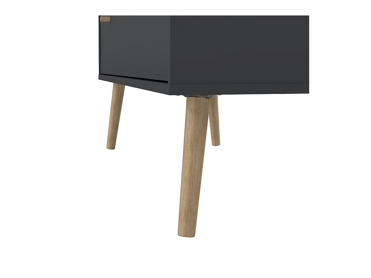 Commode 4 tiroirs avec pieds en bois L98,7 cm - TARP