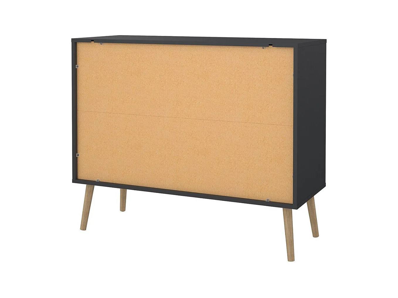 Commode 4 tiroirs avec pieds en bois L98,7 cm - TARP