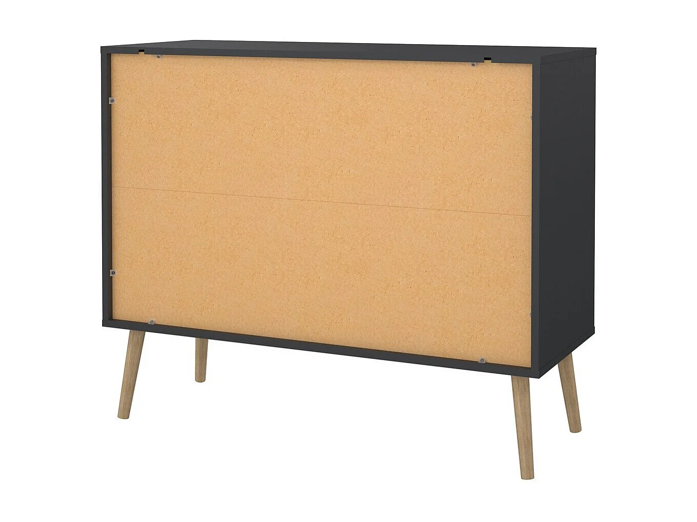 Commode 4 tiroirs avec pieds en bois L98,7 cm - TARP