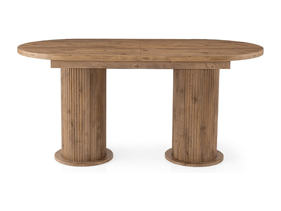 Esstisch ausziehbar von 180 bis 216 cm in Nussbaum-Dekor - GUSTO