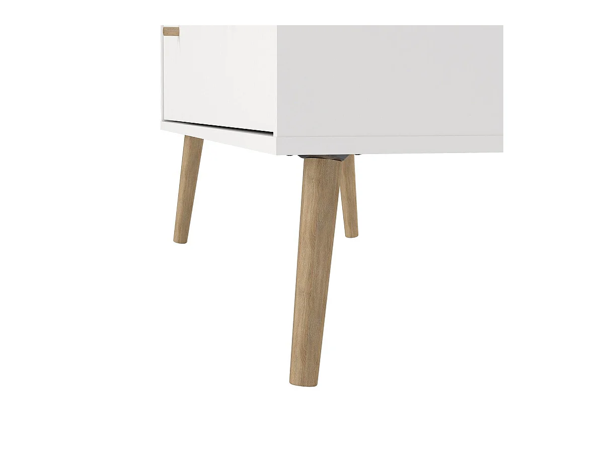 Commode 4 tiroirs avec pieds en bois L98,7 cm - TARP