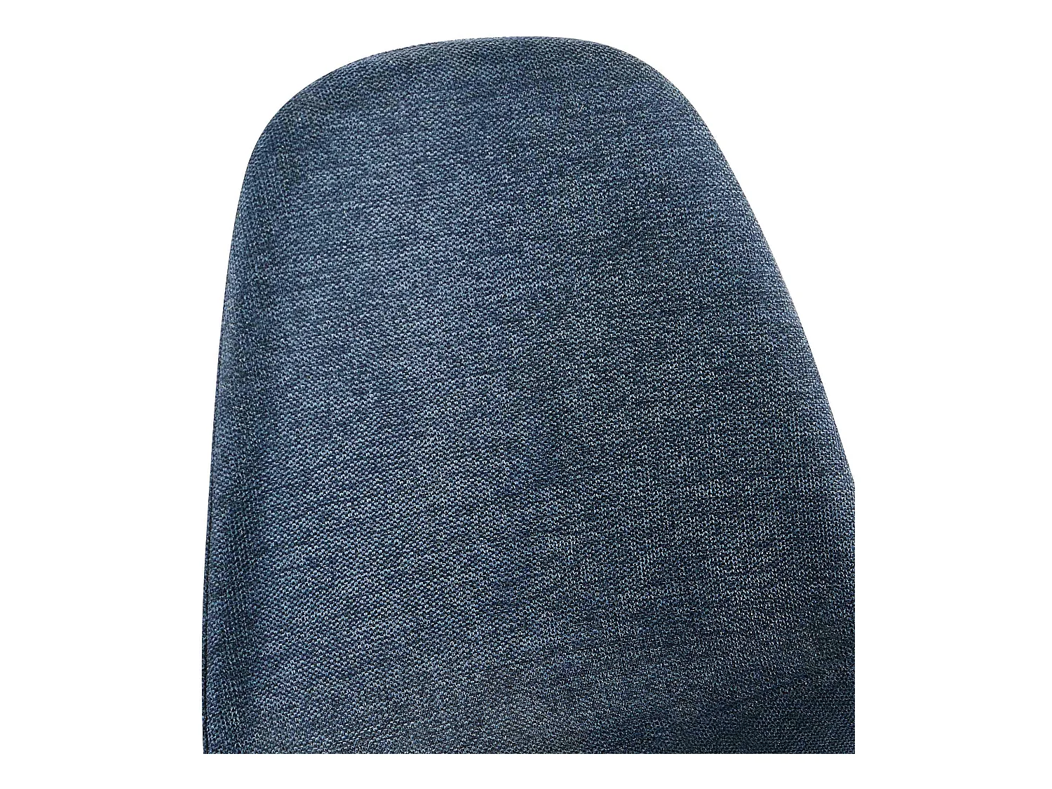 Lot de 4  chaise salle à manger - Tissu - Bleu foncé - Napier