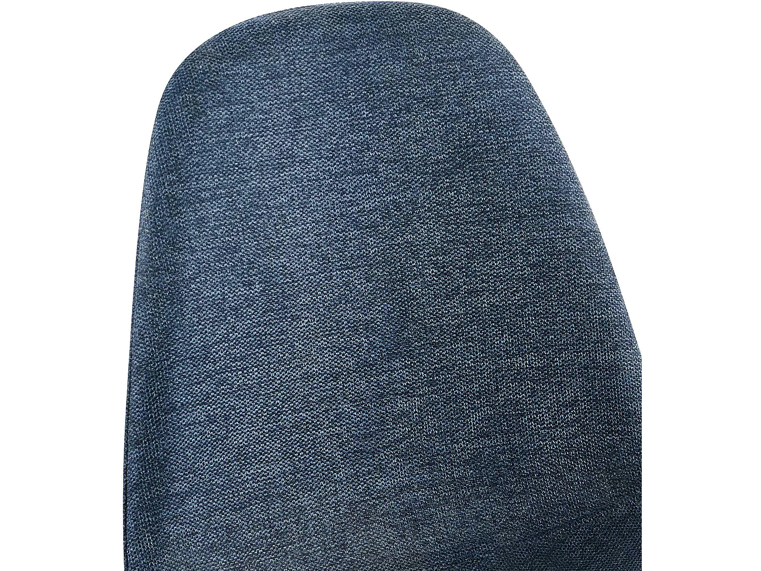 Lot de 4  chaise salle à manger - Tissu - Bleu foncé - Napier