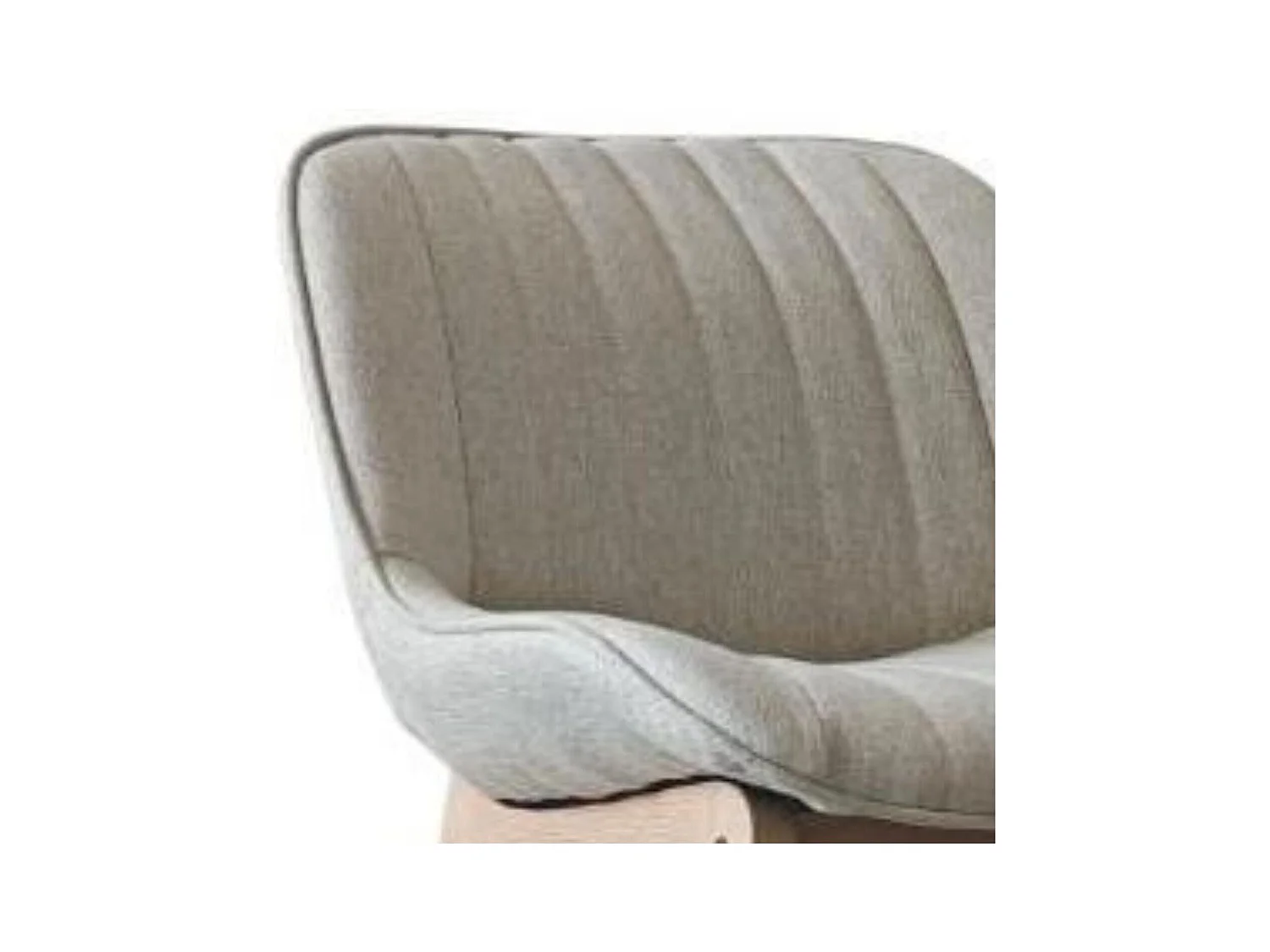 Lot de chaises d'îlot et bar en chêne et assise tissu H65cm