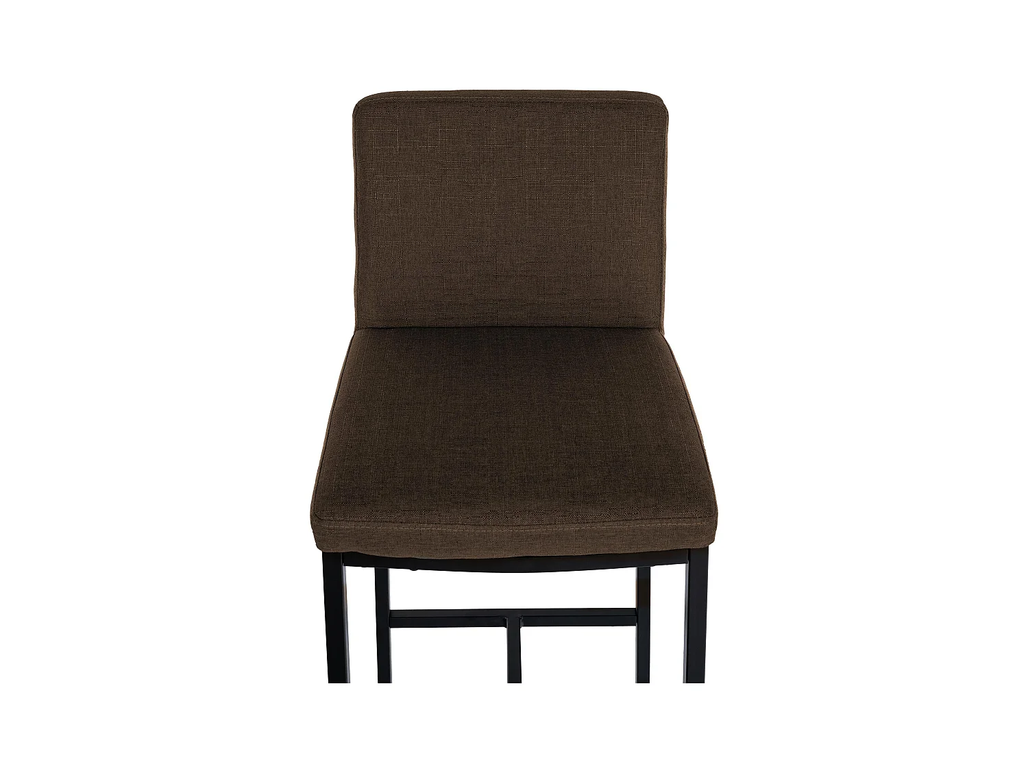 Lot de 2  Tabouret de bar - Tissu - Marron - Freeport