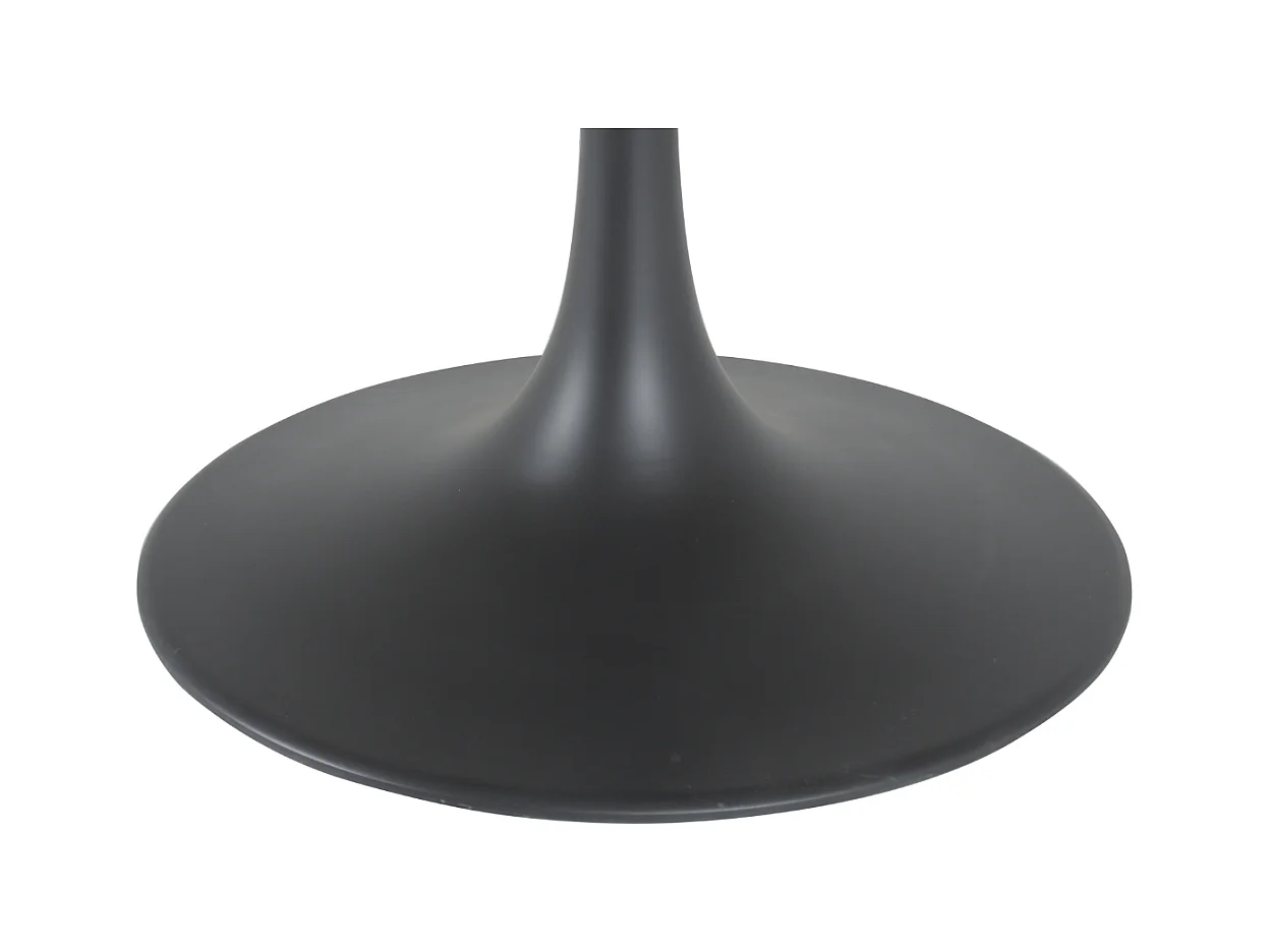 Table de salle à manger ovale en marbre blanc L180 cm - TULIPE