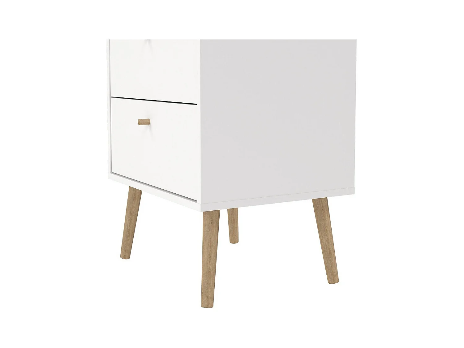Commode 5 tiroirs avec pieds en bois H120,1 cm - TARP