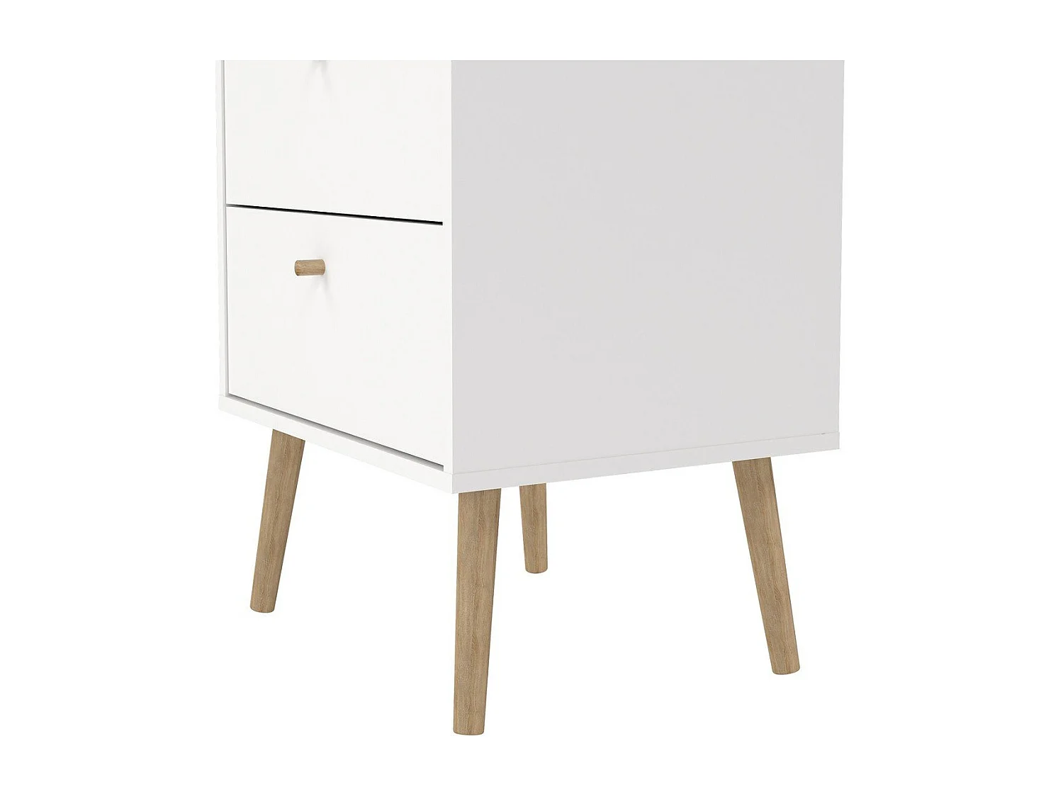 Commode 5 tiroirs avec pieds en bois H120,1 cm - TARP
