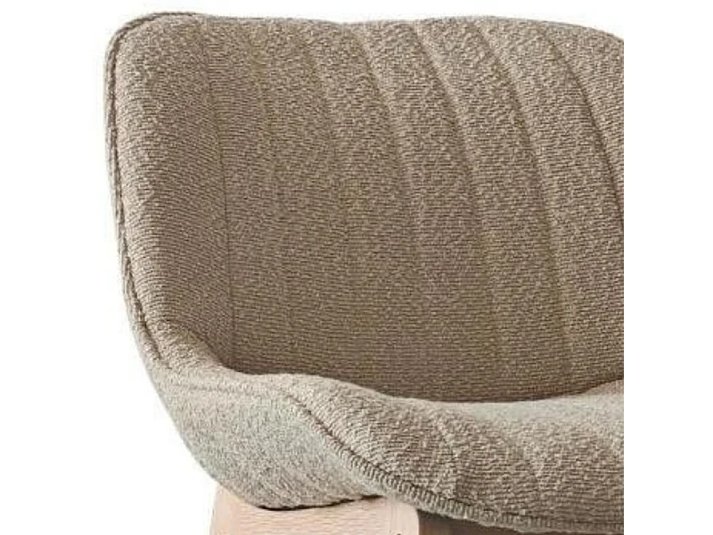 Komplet krzeseł wyspowych/barowych dąb MILK 65 cm
