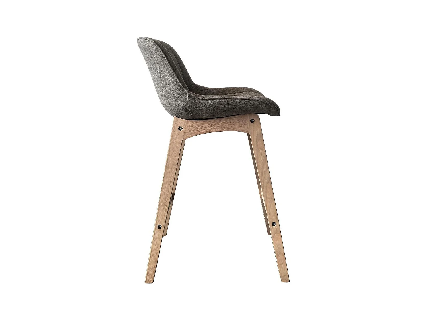 Set aus Insel- und Barstühlen aus Eiche mit 65 cm breitem Sitz aus MELLOW-Stoff