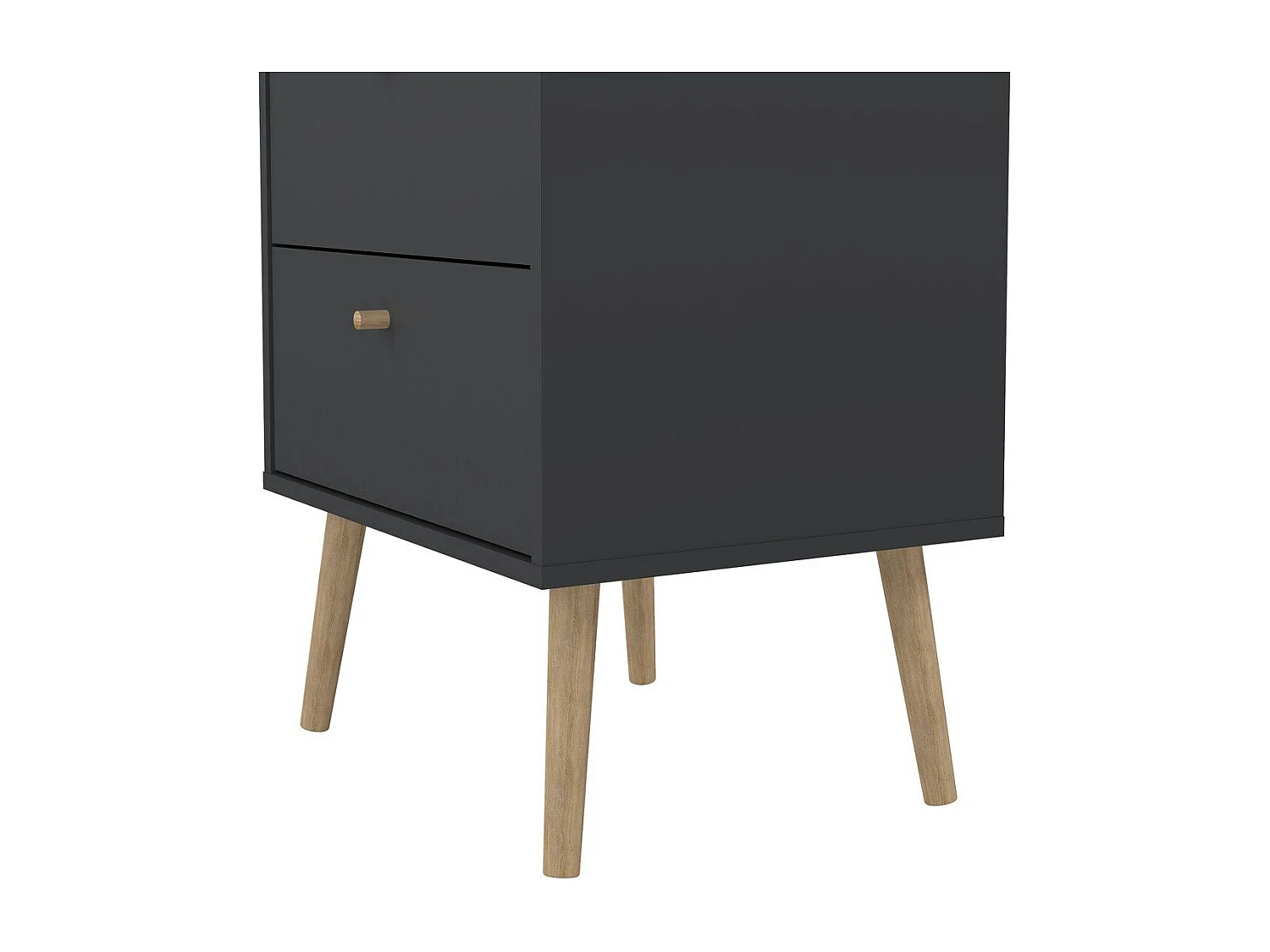 Commode 5 tiroirs avec pieds en bois H120,1 cm - TARP