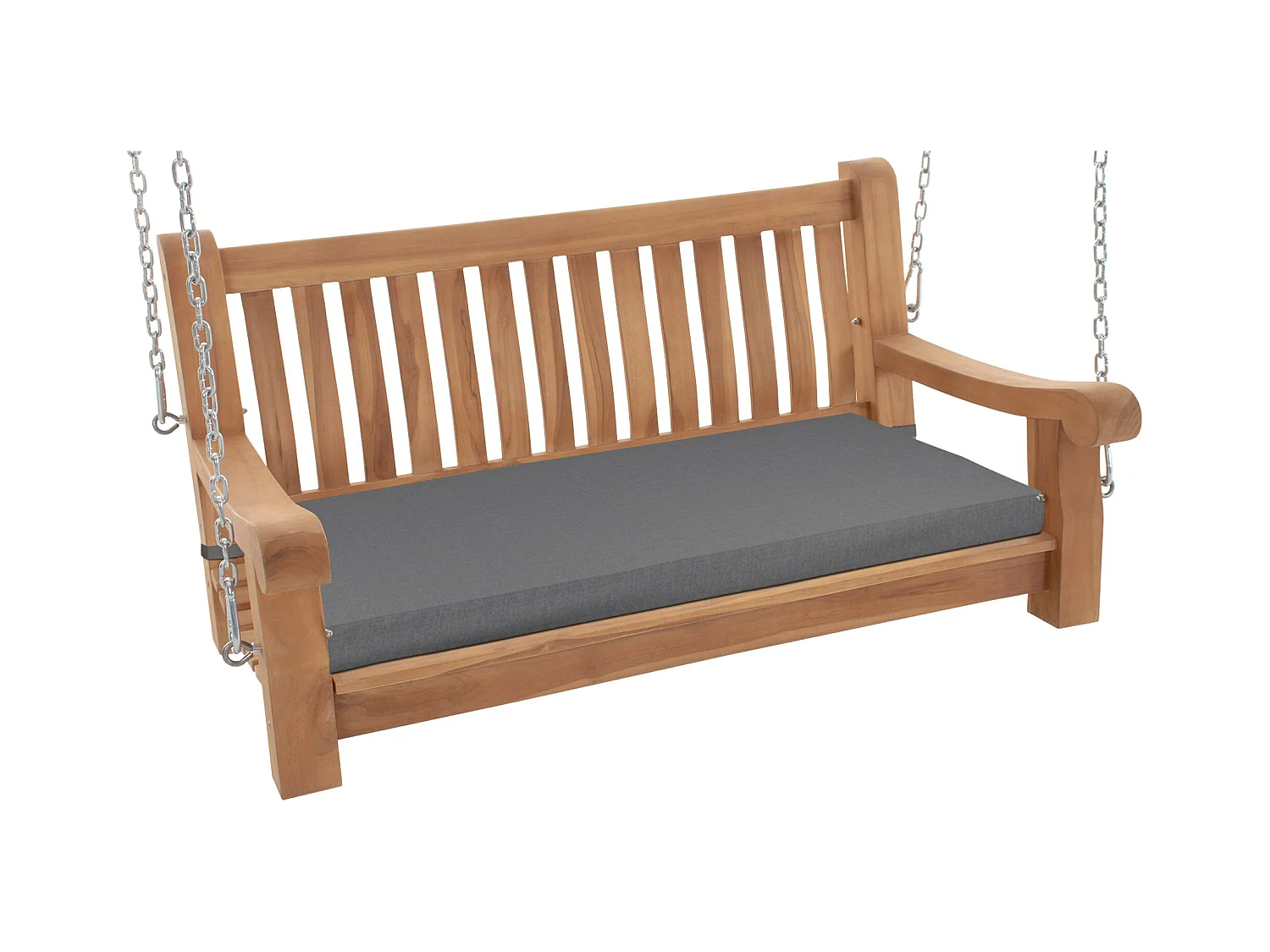 Banc de jardin - Bois - Gris foncé - Joyce