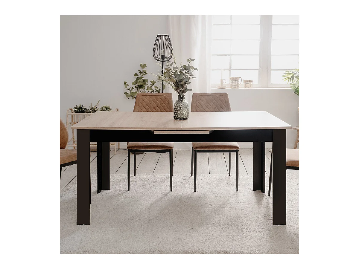 Table à manger extensible L160-200 cm - BIRMINGHAM
