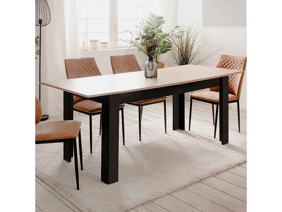 Tavolo da pranzo allungabile L160-200 cm - BIRMINGHAM