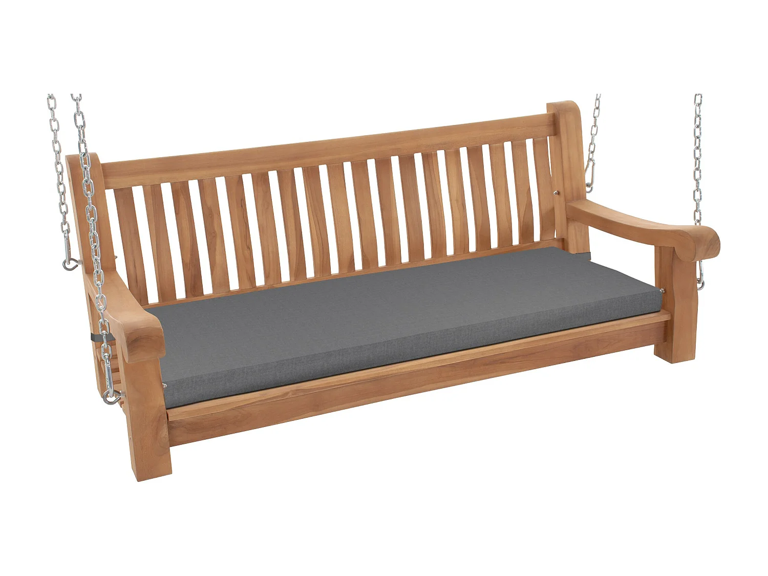 Banc de jardin - Bois - Gris foncé - Joyce