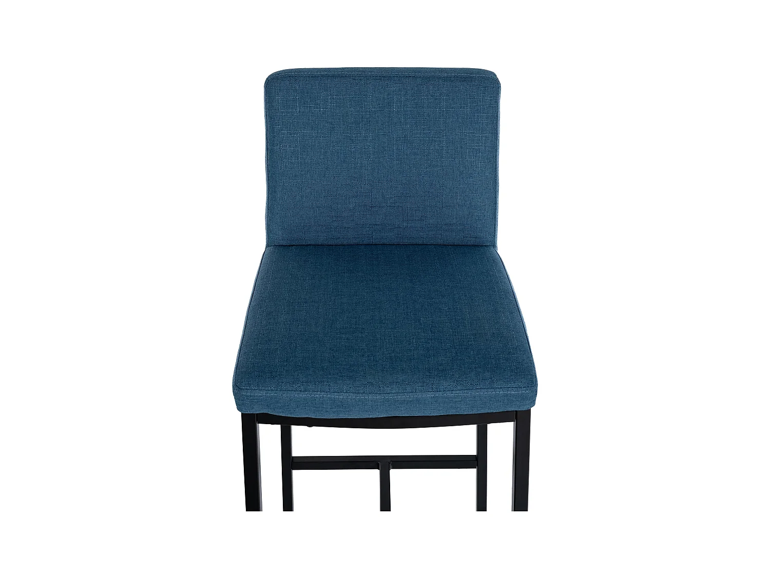 Lot de 2  Tabouret de bar - Tissu - Bleu - Freeport