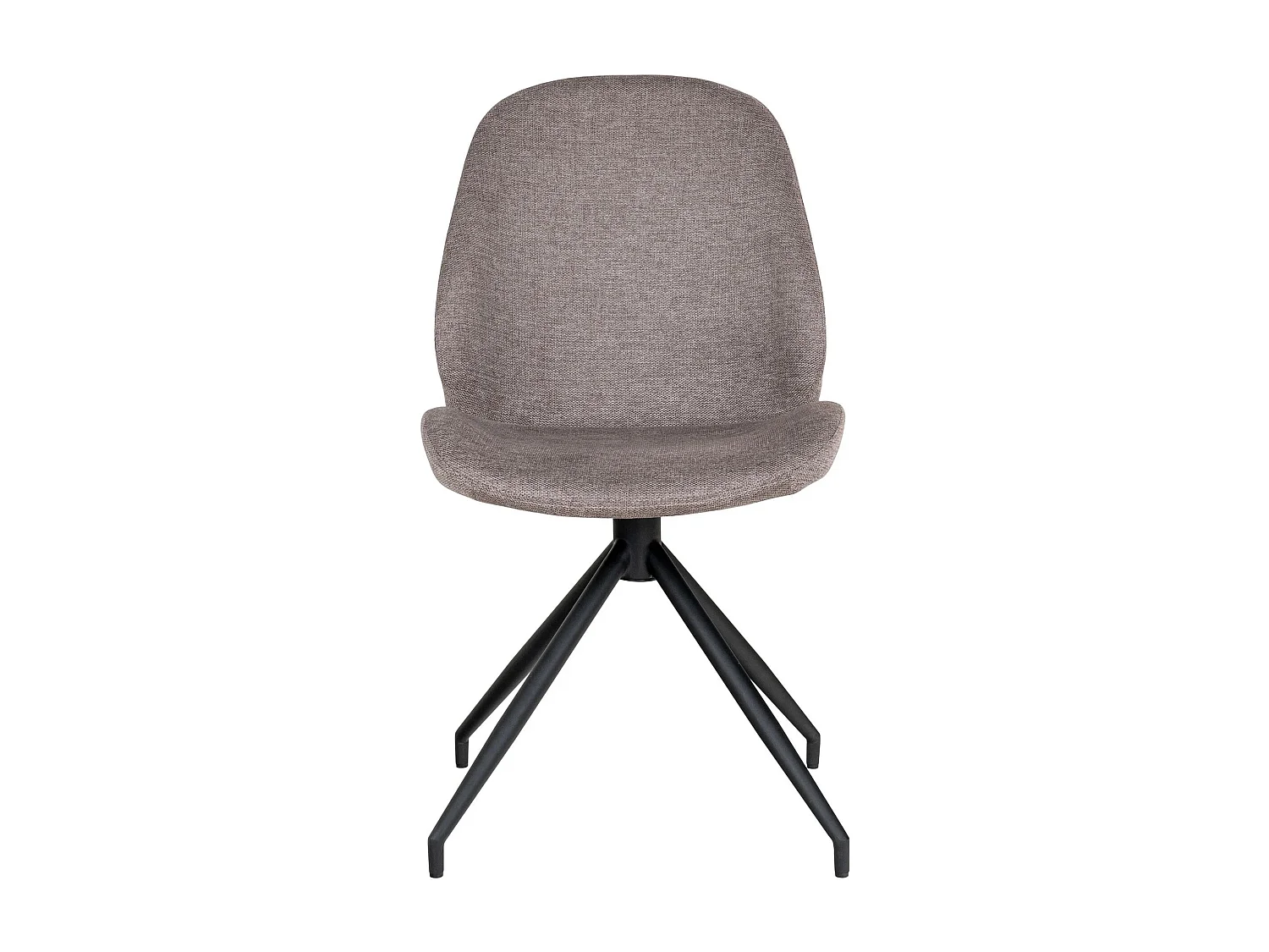 2 sillas de comedor con pivote en piedra de tela y pies negros