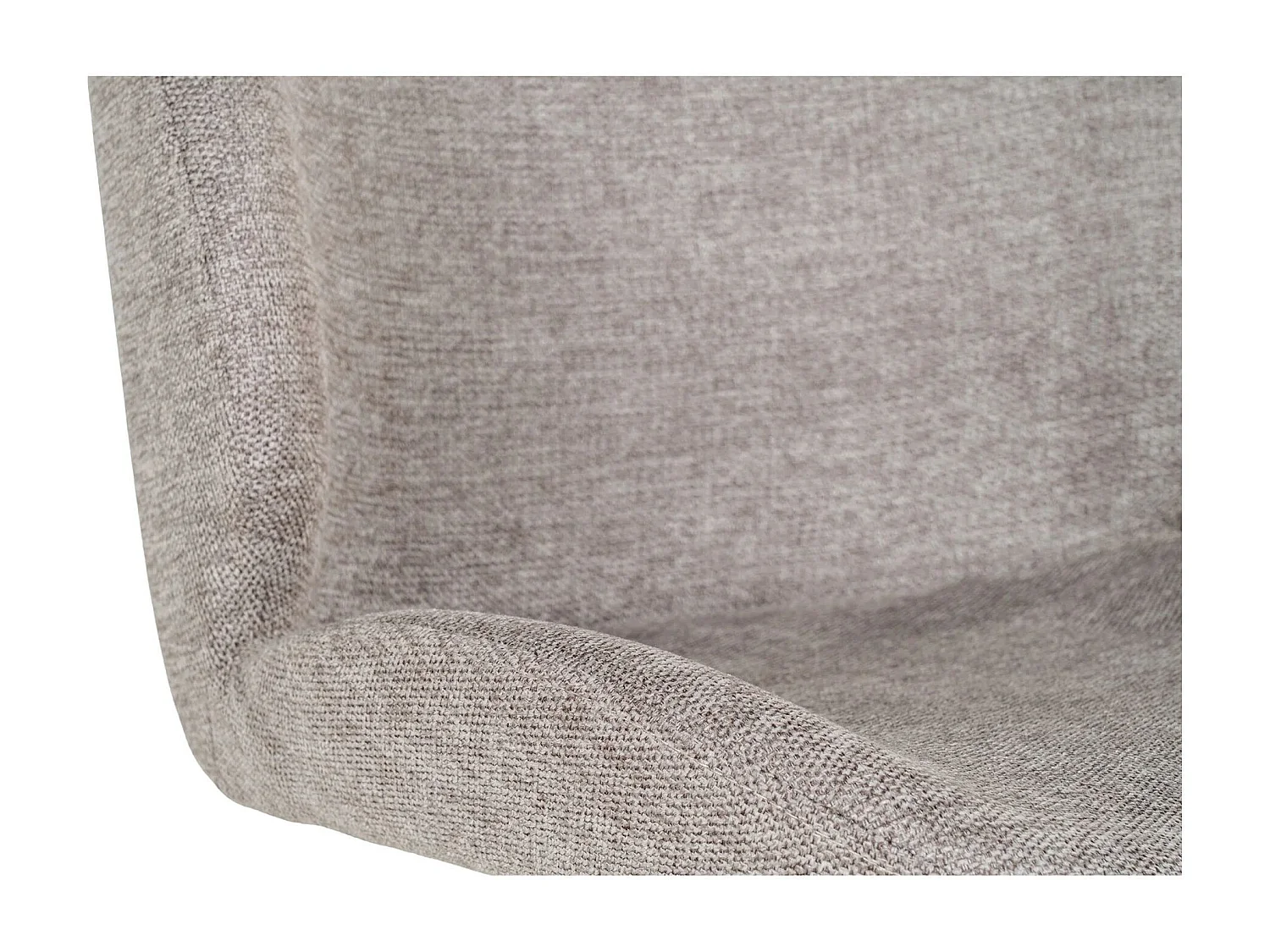 2 sillas de comedor con pivote en piedra de tela y pies negros