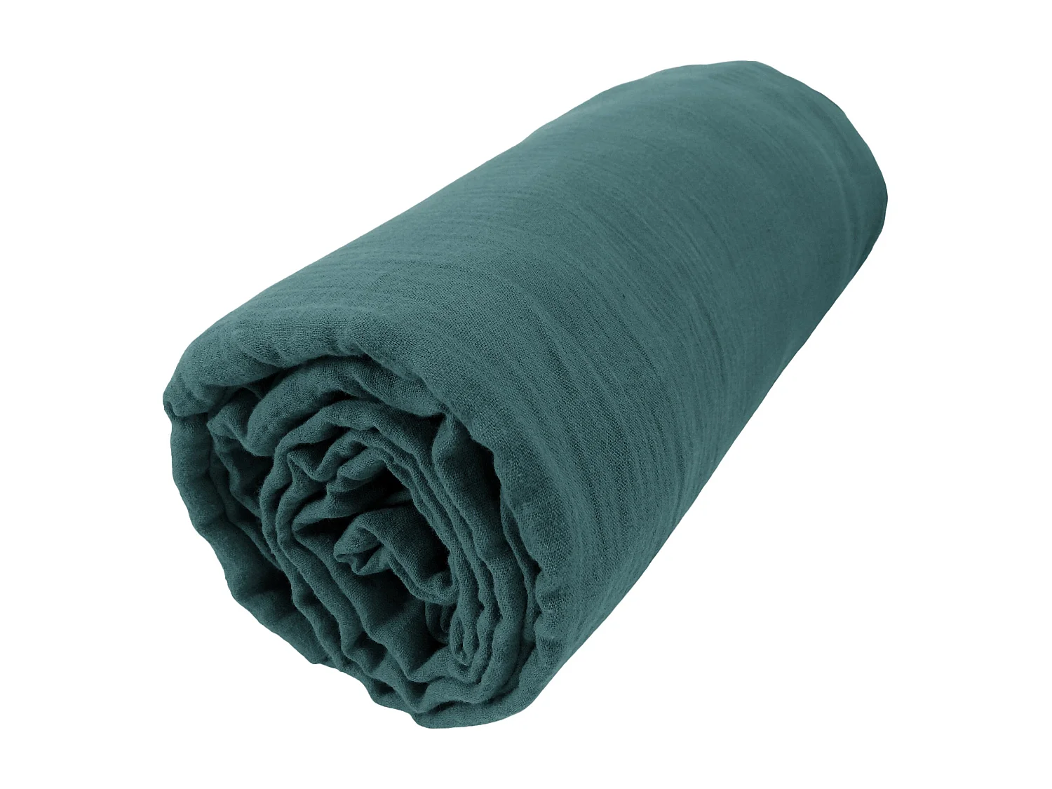 Drap housse 140 x 190 cm GAÏA Canard