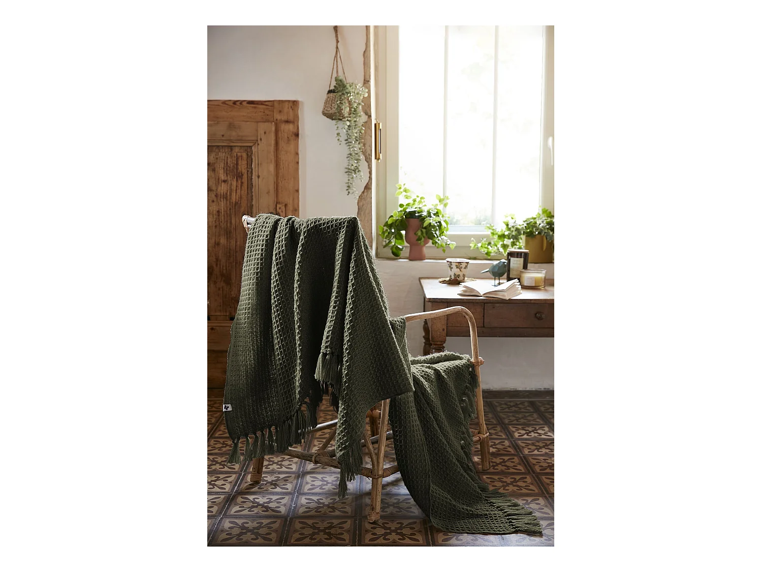 Plaid 180 x 220 cm GABIN Thym