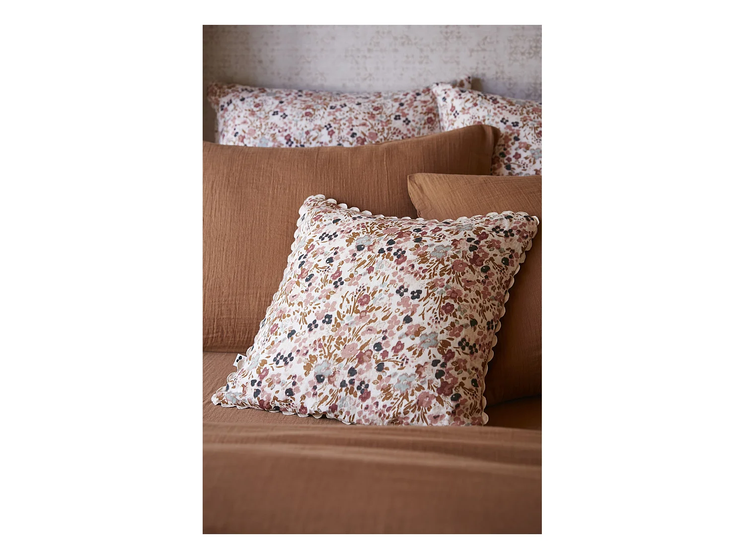 Coussin 40 x 40 cm CAPUCINE Pampa