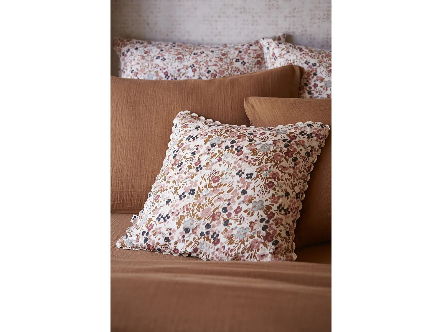 Coussin 40 x 40 cm CAPUCINE Pampa