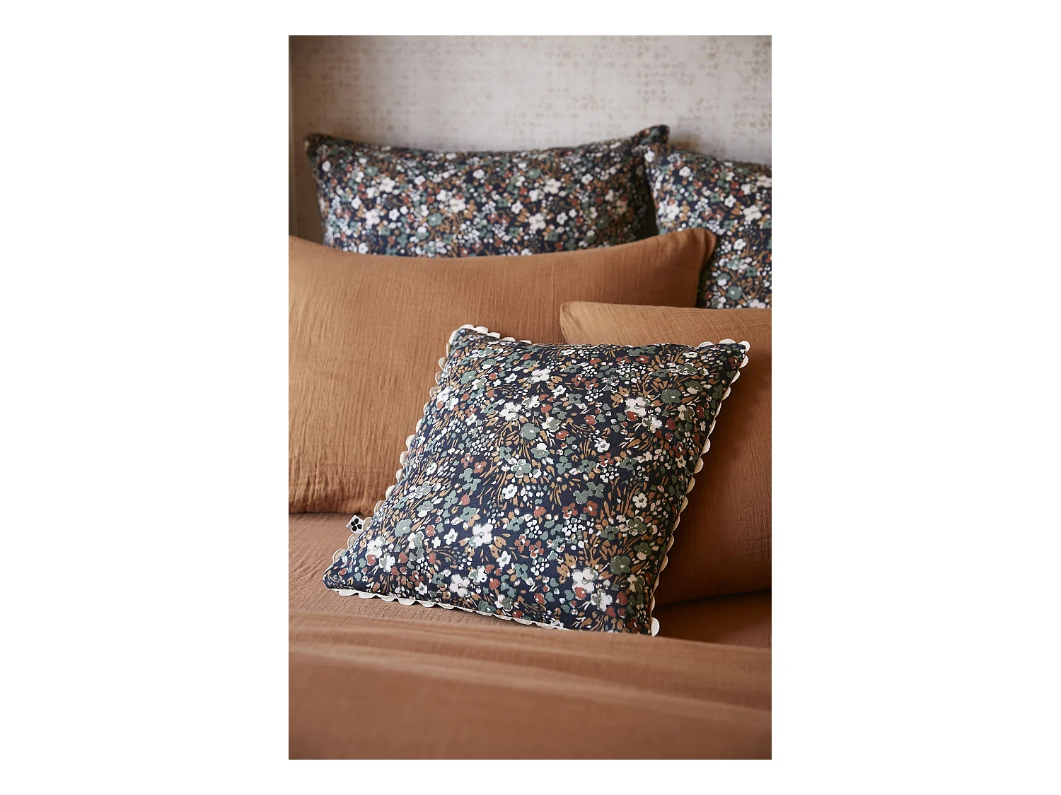 Coussin 40 x 40 cm CAPUCINE Minuit