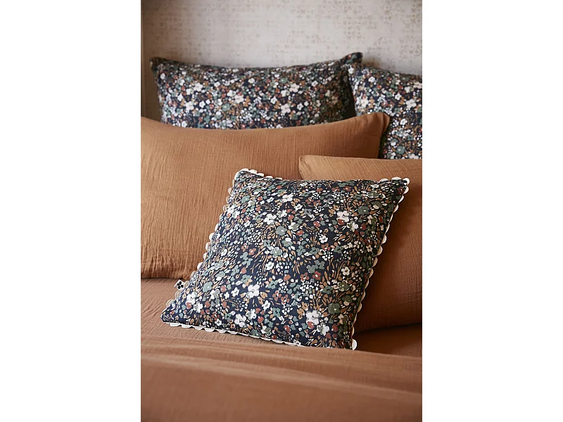 Coussin 40 x 40 cm CAPUCINE Minuit