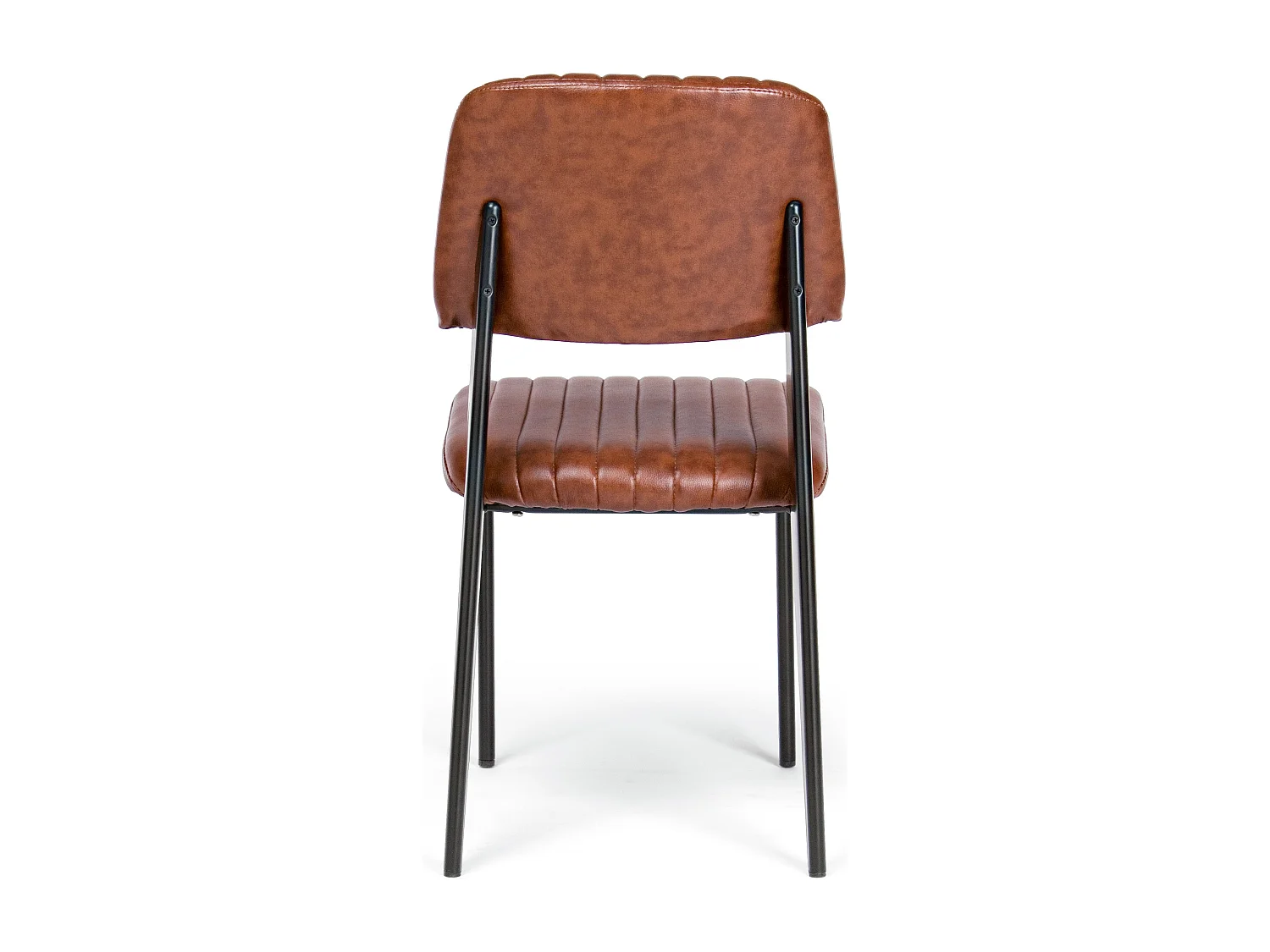 Lot de 2 chaises vintages Nelly – Confort et style rétro des années 50-Marron