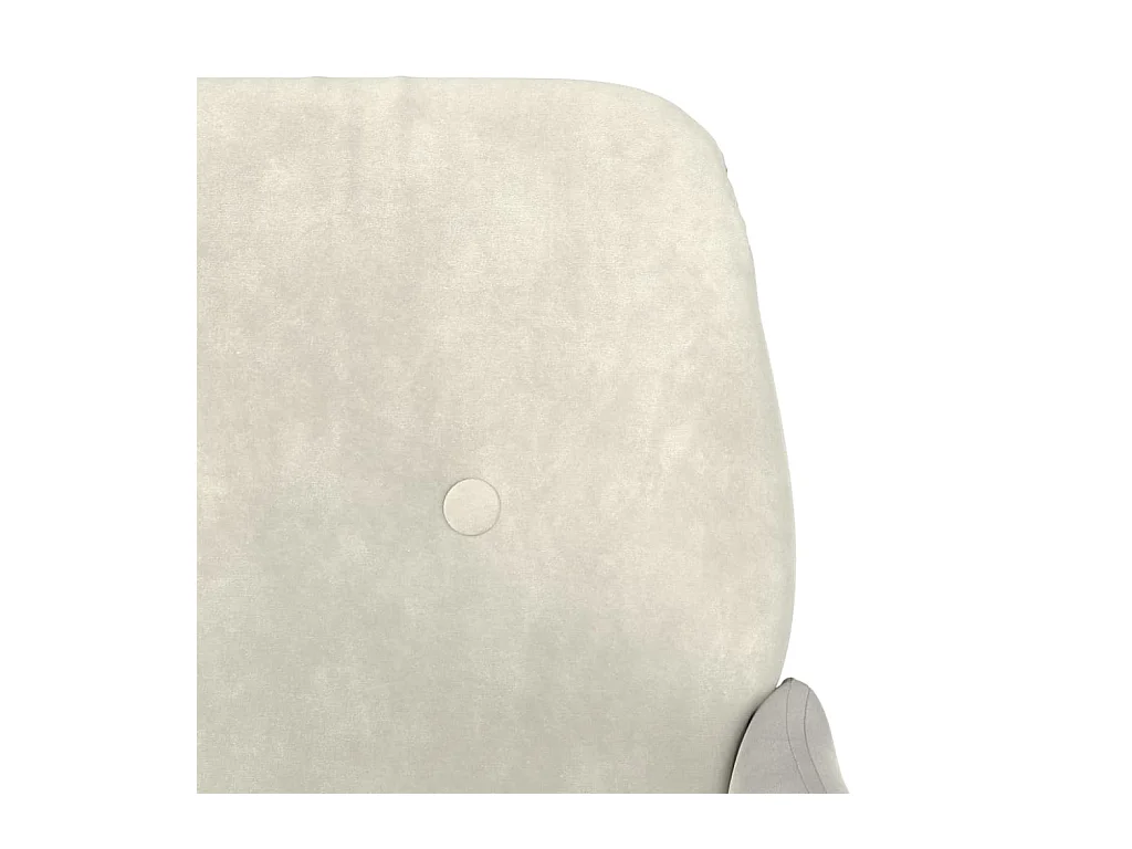 Zarina  Fauteuil Crème 62x79x79 cm Velours